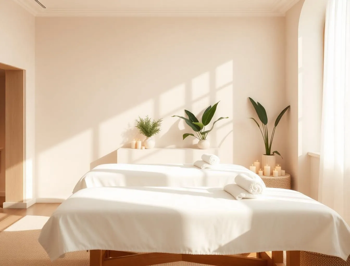 Four hands massage — two therapists working in synchronised strokes at Sweet & Smile Massage, Daly City